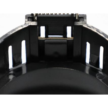 Trim for GU10 recessed downlight 8,6x8,6 cm black
