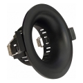 Trim for GU10 recessed downlight Ø 8.6 cm, black