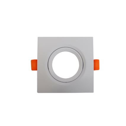 Trim for GU10 recessed light, 9×9 cm, white
