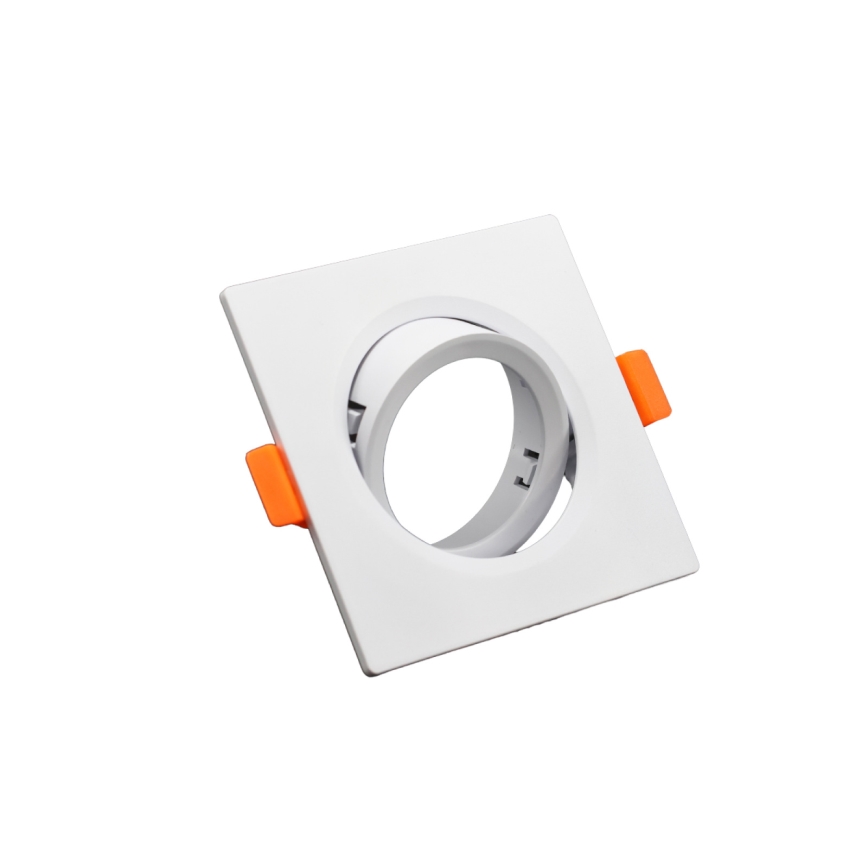 Trim for GU10 recessed light, 9×9 cm, white