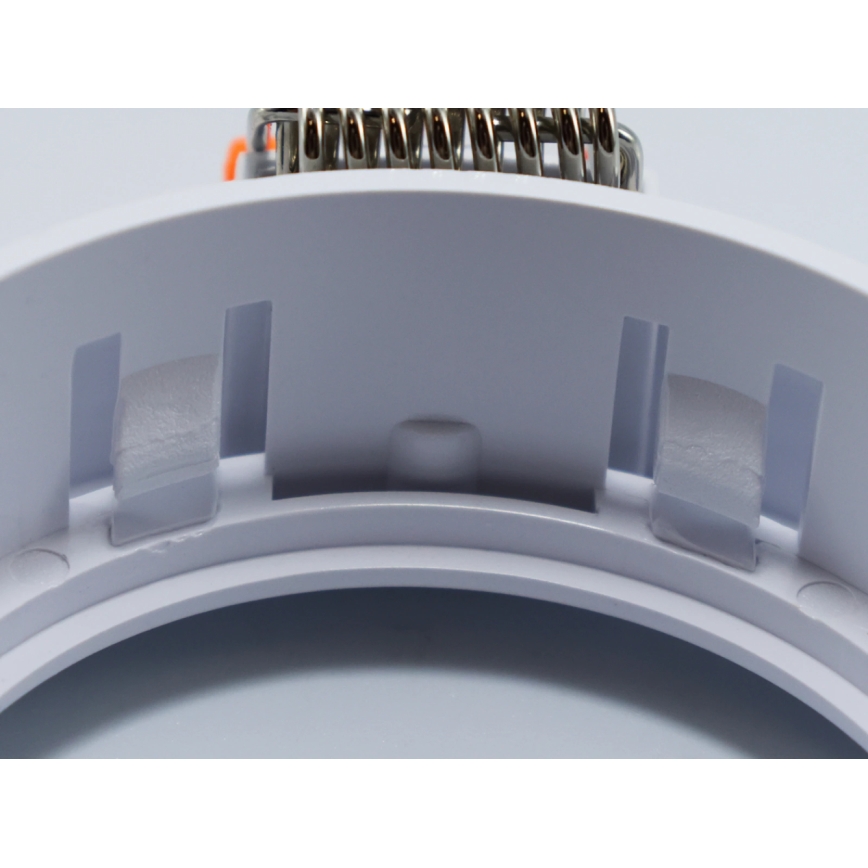 Trim for GU10 recessed light, 9×9 cm, white