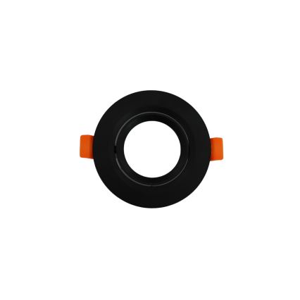 Trim ring for recessed GU10 downlight, Ø 9 cm, black