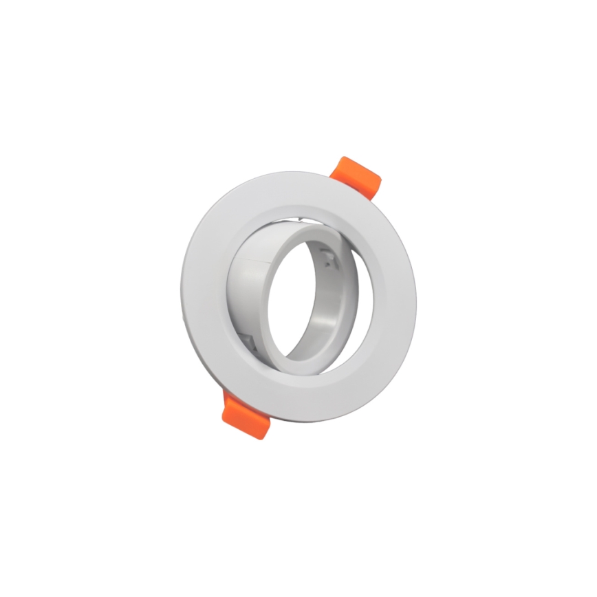 Trim ring for recessed GU10 downlight, Ø 9 cm, white
