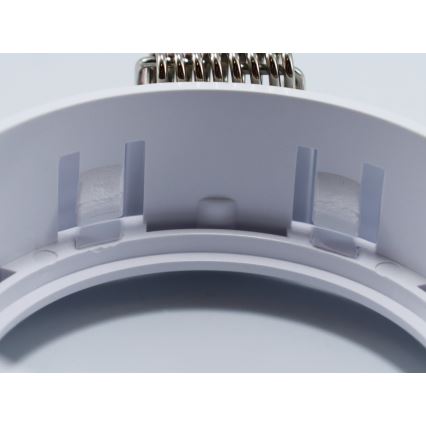 Trim ring for recessed GU10 downlight, Ø 9 cm, white