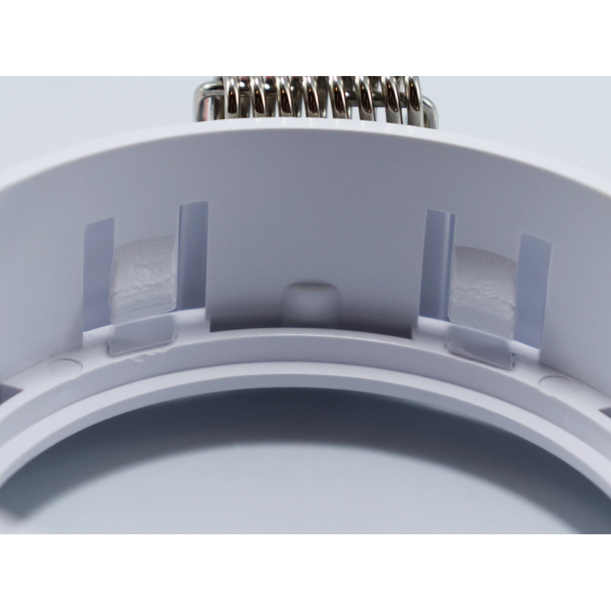 Trim ring for recessed GU10 downlight, Ø 9 cm, white