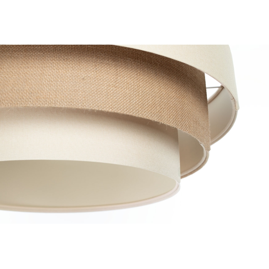 TRINITI Corded Pendant Light 1xE27/60W/230V Ø 40 cm Cream/Beige