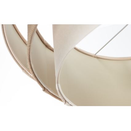 TRINITI Corded Pendant Light 1xE27/60W/230V Ø 40 cm Cream/Beige