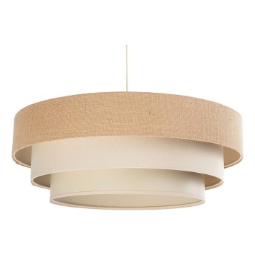 TRINITI pendant light on cable, 1 x E27/60W/230V, Ø 40 cm, beige/cream