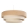 TRINITI pendant light on cable, 1 x E27/60W/230V, Ø 40 cm, beige/cream