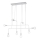 Trio - Chandelier on a string CONNOR 8xE27/10W/230V