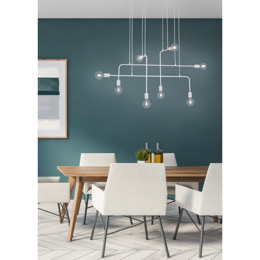 Trio - Chandelier on a string CONNOR 8xE27/10W/230V