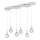 Trio - Chandelier on a string DISCUS 6xE27/28W/230V white