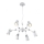 Trio - Chandelier on a string EDWARD 6xE14/40W/230V