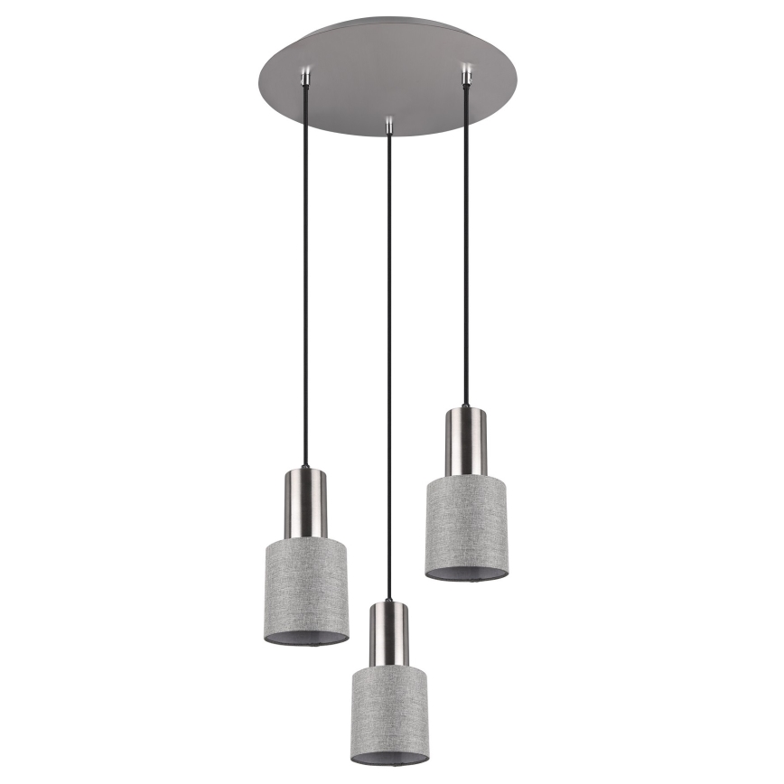 Trio - Chandelier on a string WAILER 3xGU10/5W/230V grey