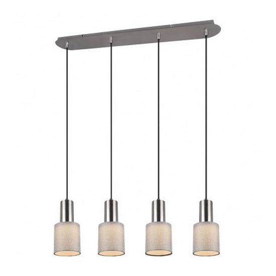 Trio - Chandelier on a string WAILER 4xGU10/5W/230V grey