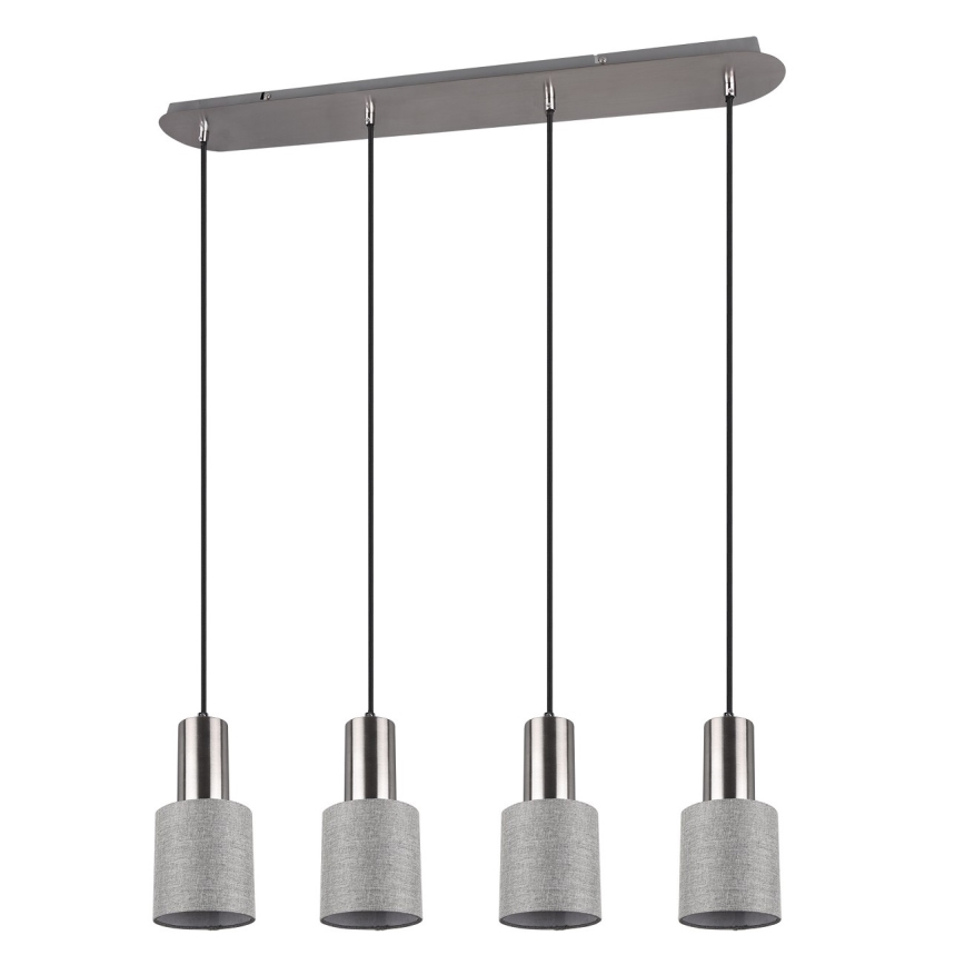 Trio - Chandelier on a string WAILER 4xGU10/5W/230V grey