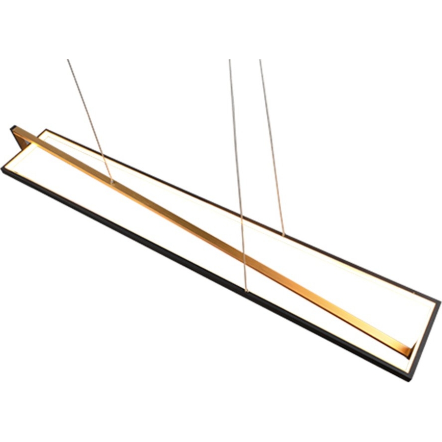 Trio - EDGE Dimmable LED Cable Pendant, 35W, 230V, 2300/3000/4000K, Black/Gold