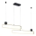 Trio - GRANT LED Dimmable Cable Pendant Lamp, 54W/230V, 2300/3000/4000K, Black/Gold
