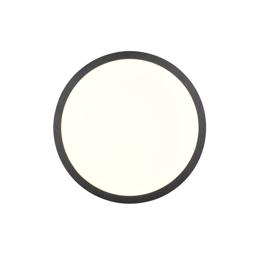 Trio - ISEO Dimmable LED Ceiling Light, 24W/230V, 3000K, Ø 40 cm, Black