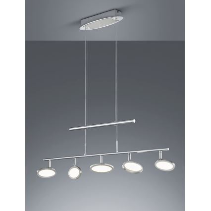 Trio - LED Chandelier on a string DUELLANT 5xLED/4,3W/230V