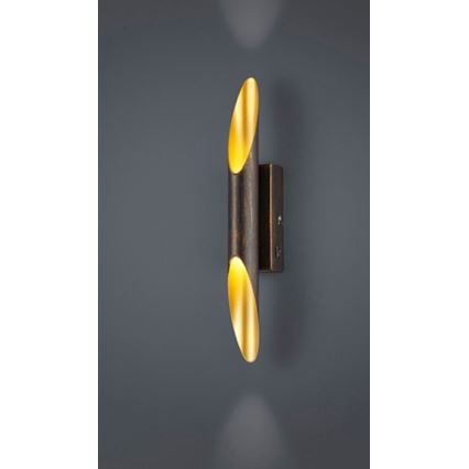 Trio - LED Wall light BOLERO 2xLED/3,1W/230V CRI 90 copper
