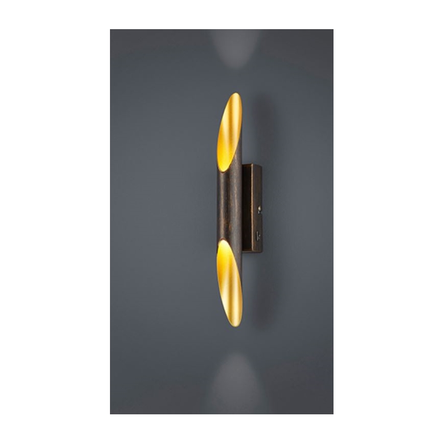 Trio - LED Wall light BOLERO 2xLED/3,1W/230V CRI 90 copper