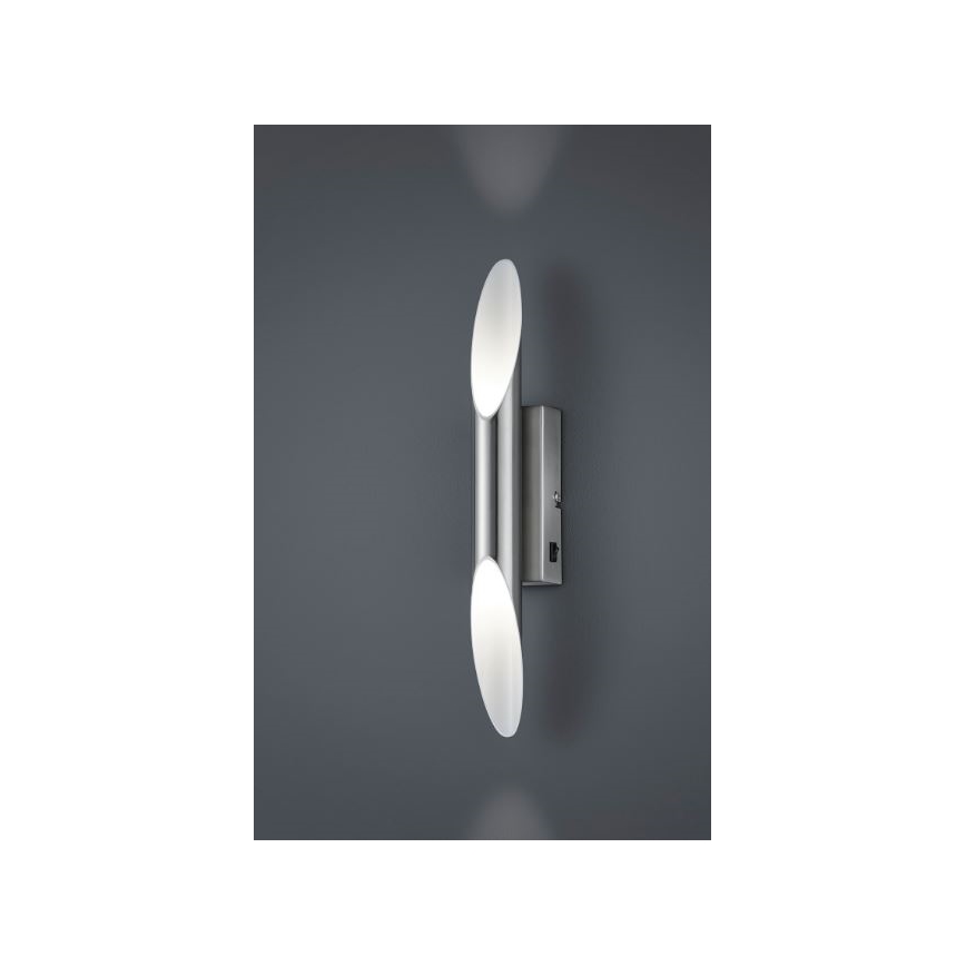 Trio - LED Wall light BOLERO 2xLED/3,1W/230V CRI 90 matte chrome