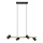 Trio - MARLEY cable-hung pendant 4xGU10/35W/230V black/gold