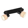 Trio - Spotlight WAILER 2xGU10/5W/230V black