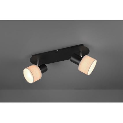 Trio - Spotlight WAILER 2xGU10/5W/230V black