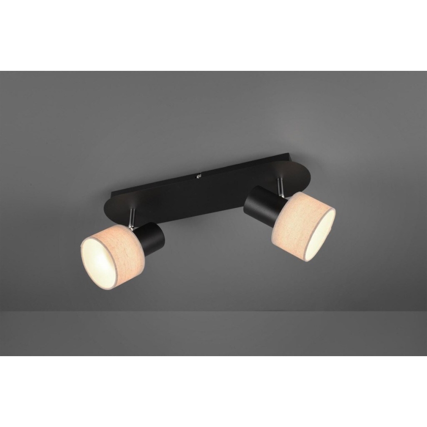 Trio - Spotlight WAILER 2xGU10/5W/230V black
