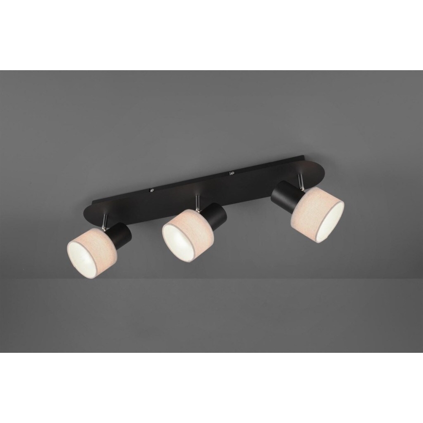 Trio - Spotlight WAILER 3xGU10/5W/230V black