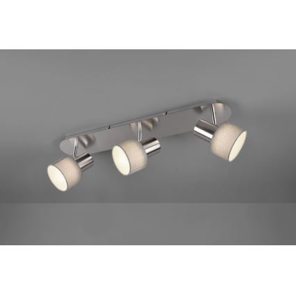 Trio - Spotlight WAILER 3xGU10/5W/230V matte chrome