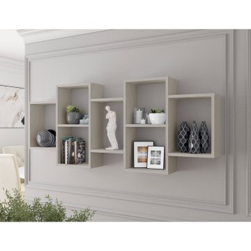 TRIO Wall-Mounted Shelf 65 x 161 cm – Cashmere