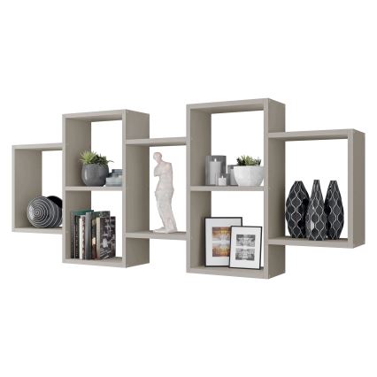 TRIO Wall-Mounted Shelf 65 x 161 cm – Cashmere