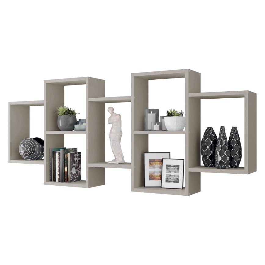 TRIO Wall-Mounted Shelf 65 x 161 cm – Cashmere