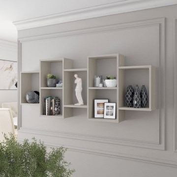 TRIO Wall Shelf 65x161 cm Cashmere