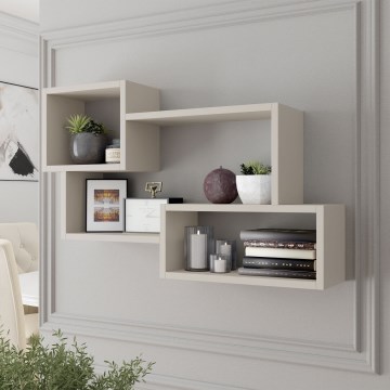 TRIO Wall Shelf 87 x 54 cm, Cashmere