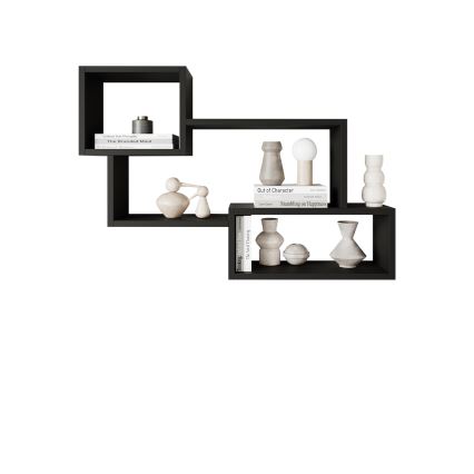 TRIO Wall Shelf 87x54 cm – Graphite Black