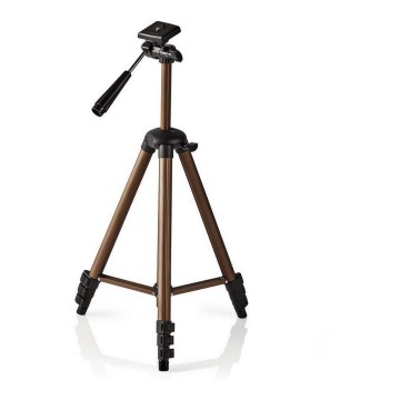 Tripod for cameras and videocameras bronze/black