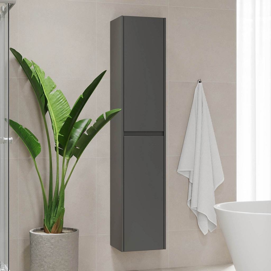 TRONDHEIM 174 cm Anthracite Bathroom Cabinet