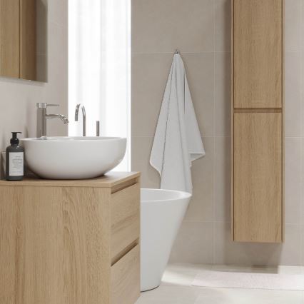 TRONDHEIM 60 cm bathroom vanity unit for basin, oak