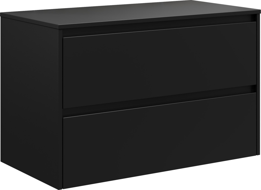 TRONDHEIM 90 cm Bathroom Vanity Unit for Washbasin — Black