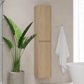 TRONDHEIM Bathroom Cabinet 35x174x30 cm Oak