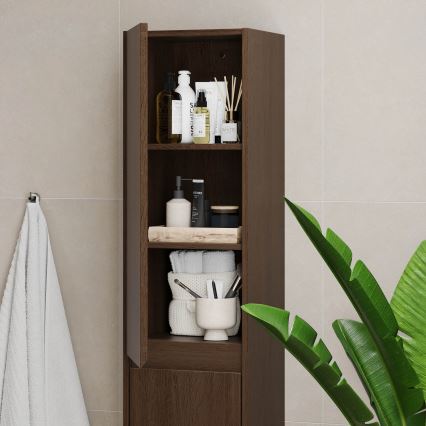 TRONDHEIM Bathroom Cabinet 35x174x30 cm Walnut