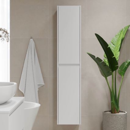 TRONDHEIM Bathroom Cabinet 35x174x30 cm White