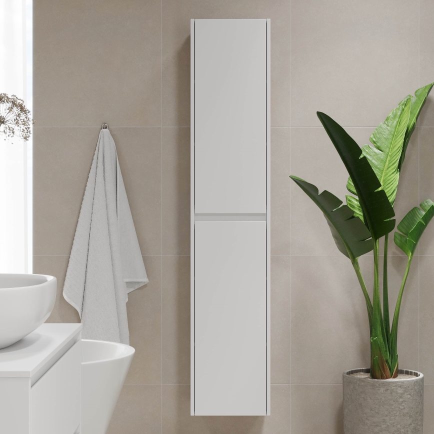 TRONDHEIM Bathroom Cabinet 35x174x30 cm White