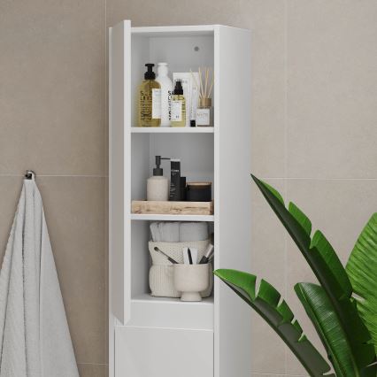 TRONDHEIM Bathroom Cabinet 35x174x30 cm White