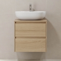 TRONDHEIM Bathroom Cabinet for 60 cm Sink, Oak