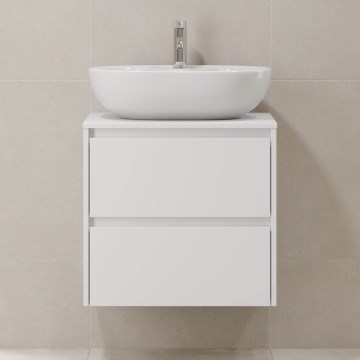 TRONDHEIM bathroom cabinet for 60 cm sink, white